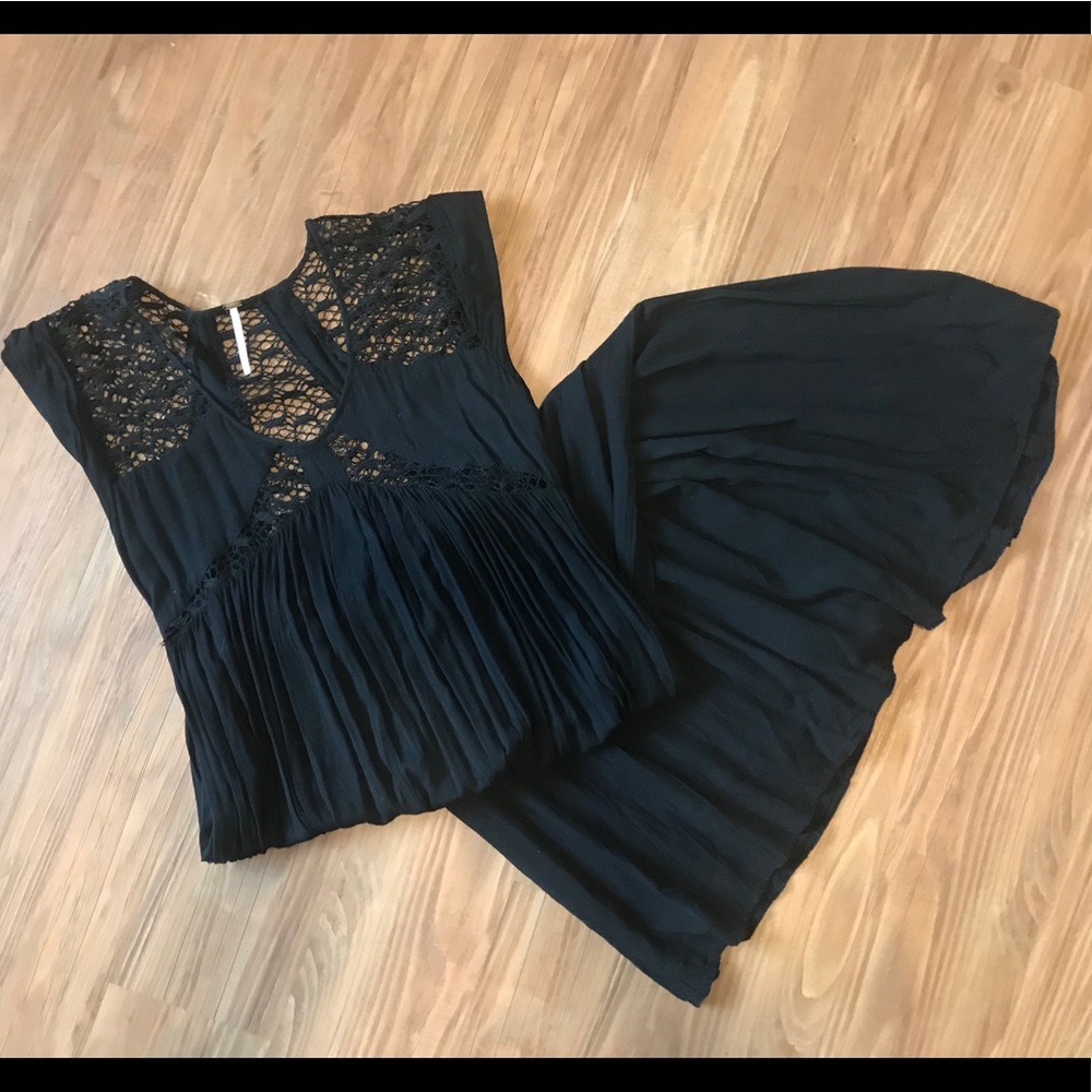 Free People XS Maxi Dress 👗 Black